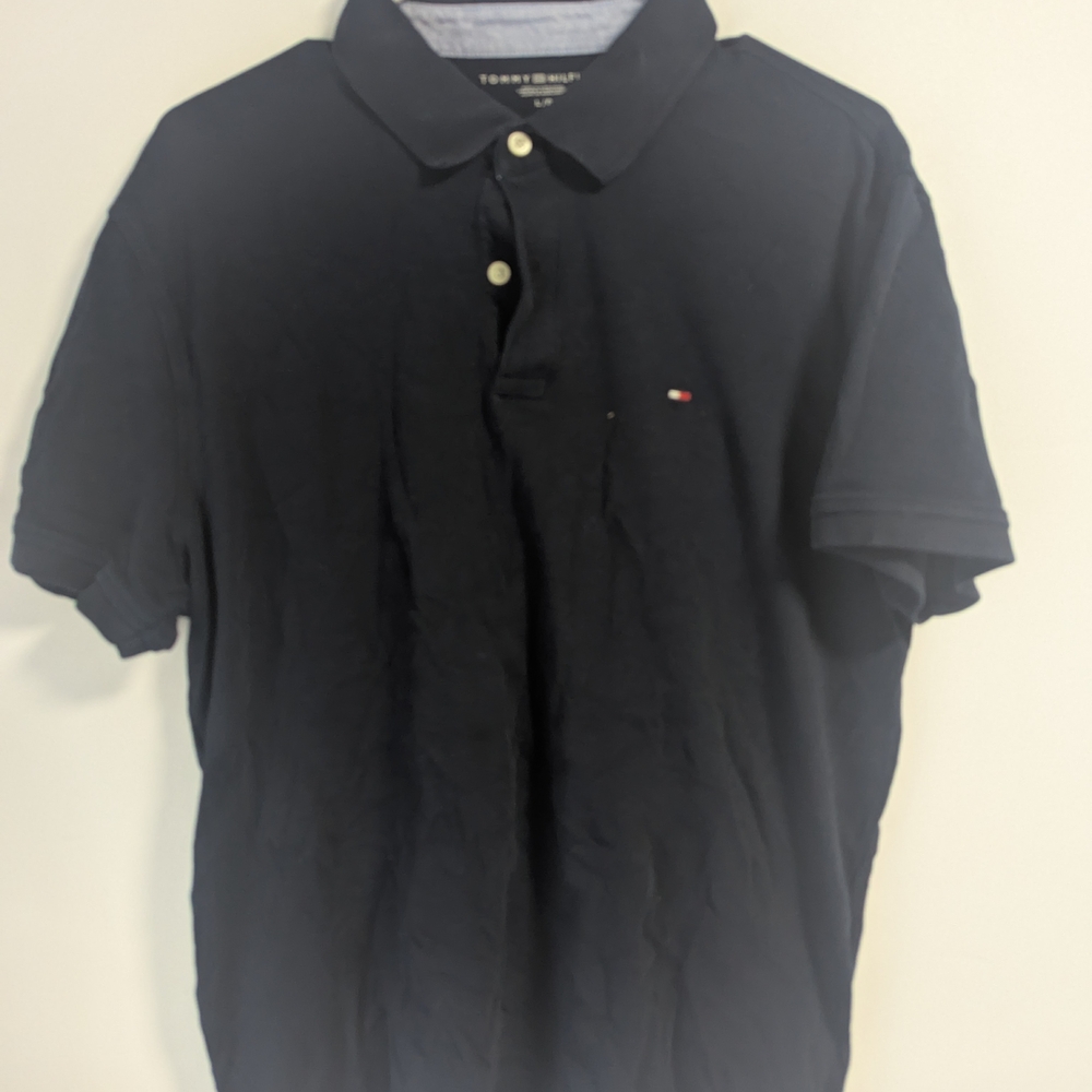 Tommy Hilfiger Men's Navy Polo Shirt